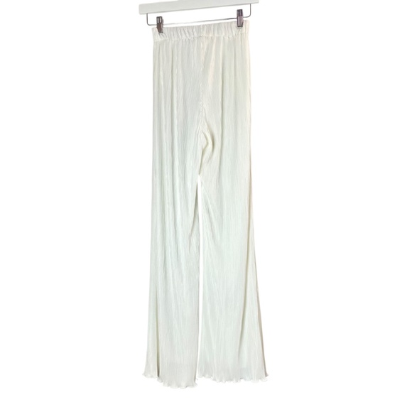 PEPPERMAYO Change of Pace Plisse Shirt and matching 90s Muse Plisse Pants White - Picture 10 of 12